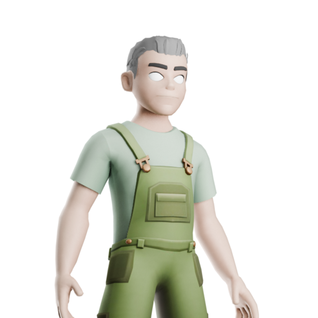 green overalls